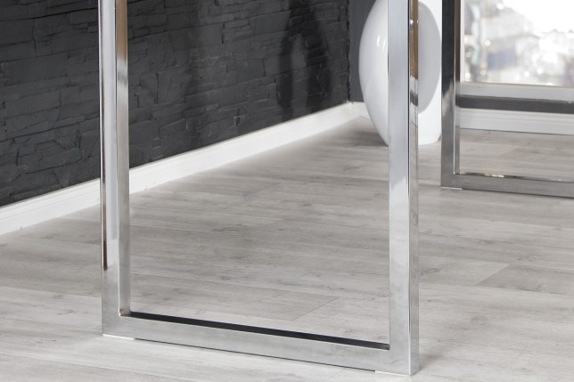 Bureau de design 160x75 cm en bois coloris blanc laqué