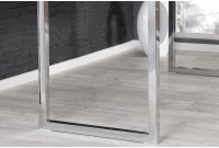 Bureau de design 160x75 cm en bois coloris blanc laqué