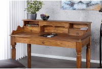 Bureau design de 115cm en bois massif naturel