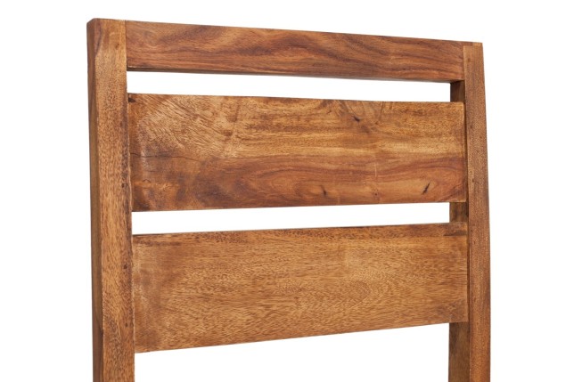 Ensemble de 2 chaises en bois massif pour salle à manger