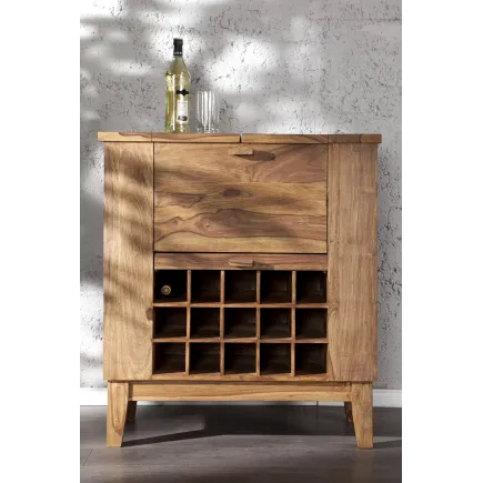 Buffet en bois massif design vintage 2