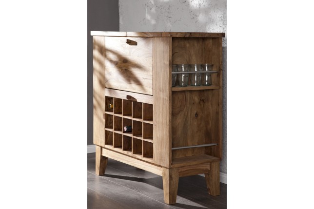 Buffet en bois massif design vintage