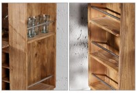Buffet en bois massif design vintage