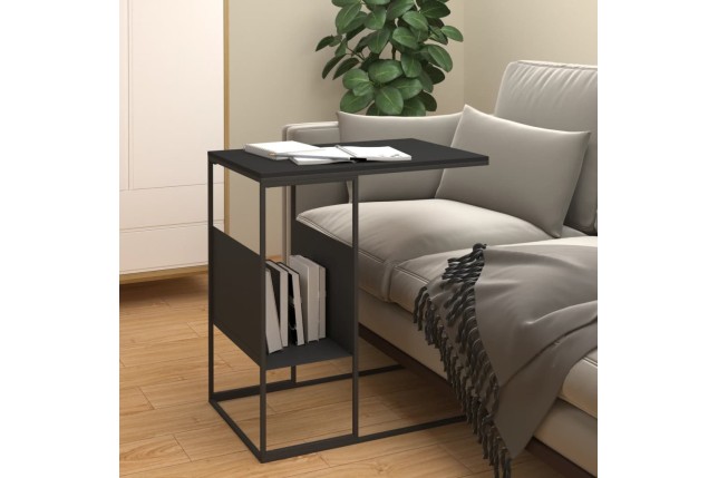 Table d'appoint Noir 55x36x59,5 cm 