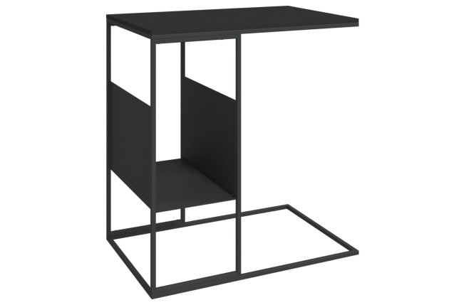 Table d'appoint Noir 55x36x59,5 cm 