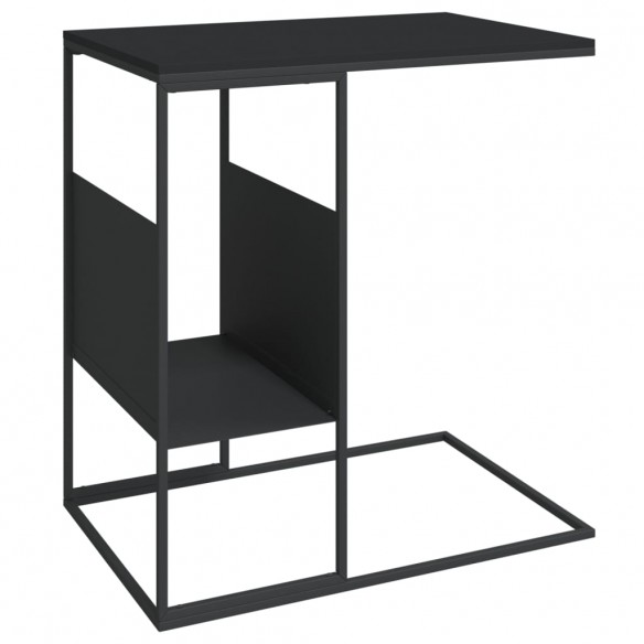 Table d'appoint Noir 55x36x59,5 cm 
