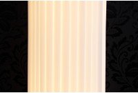 Lampadaire moderne 200 cm en tissu plissé blanc