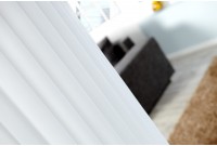 Lampadaire moderne 200 cm en tissu plissé blanc