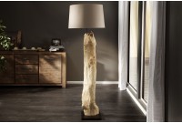 Lampadaire en bois flotté coloris beige