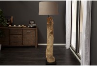 Lampadaire en bois flotté coloris beige