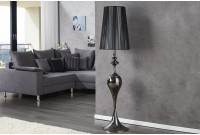 Lampadaire Design Baroque Noir en Fils de Nylon - Luminaire Chic
