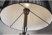 Lampadaire Design Baroque Noir en Fils de Nylon - Luminaire Chic