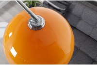 Lampadaire extensible 175-205cm coloris orange