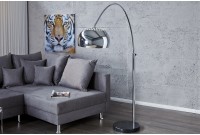 Lampadaire extensible de 175 à 205cm  argenté