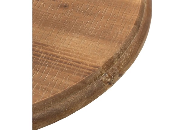 Table d'appoint Bois de sapin massif 40 x 64 cm Marron