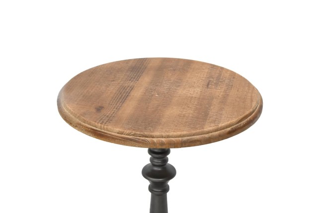 Table d'appoint Bois de sapin massif 40 x 64 cm Marron