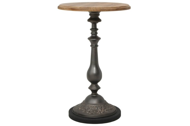 Table d'appoint Bois de sapin massif 40 x 64 cm Marron