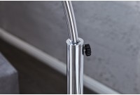 Lampadaire extensible de 175 à 205cm  argenté