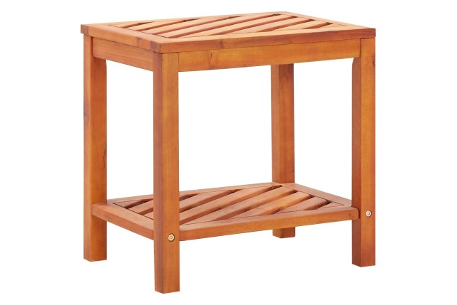 Table d'appoint Bois d'acacia massif 45 x 33 x 45 cm