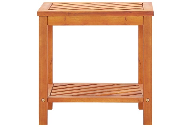 Table d'appoint Bois d'acacia massif 45 x 33 x 45 cm