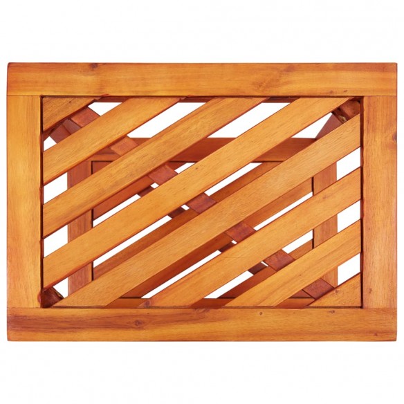 Table d'appoint Bois d'acacia massif 45 x 33 x 45 cm