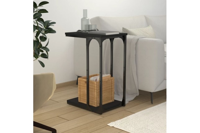 Table d'appoint Noir 40x30x60 cm 