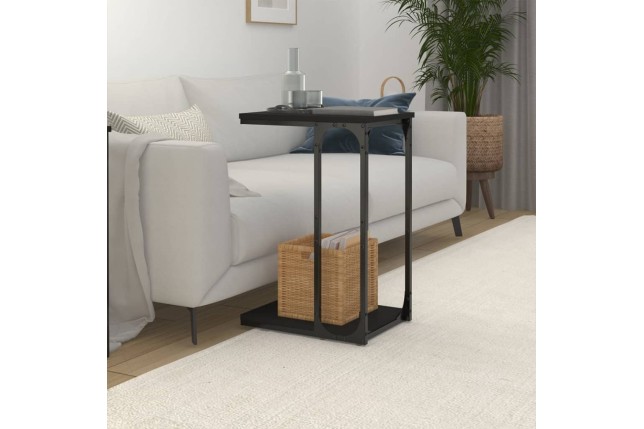 Table d'appoint Noir 40x30x60 cm 
