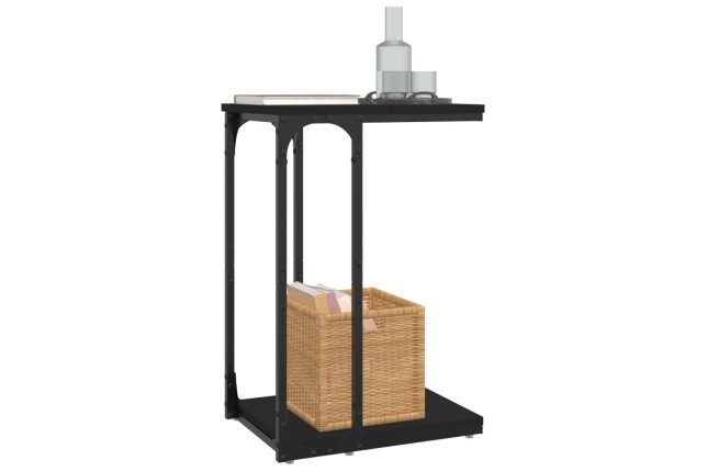 Table d'appoint Noir 40x30x60 cm 
