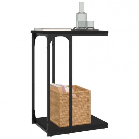 Table d'appoint Noir 40x30x60 cm 