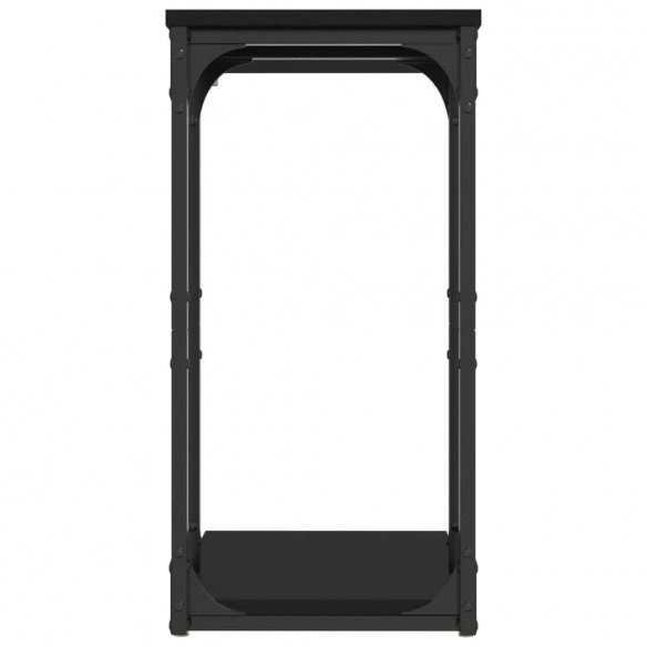 Table d'appoint Noir 40x30x60 cm 