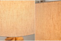 Lampadaire de 160 cm en lin écrue