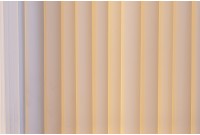 Lampadaire rectangulaire 160cm en tissu de latex plissé blanc