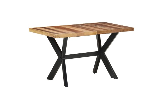 Table de salle à manger 140x70x75 cm Bois avec finition miel