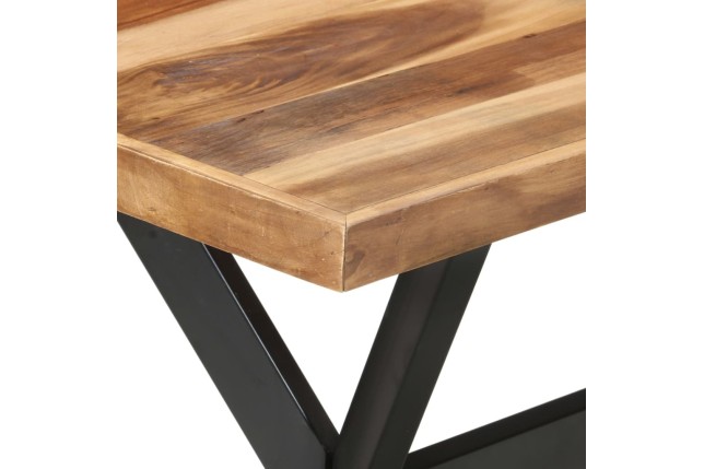 Table de salle à manger 140x70x75 cm Bois avec finition miel