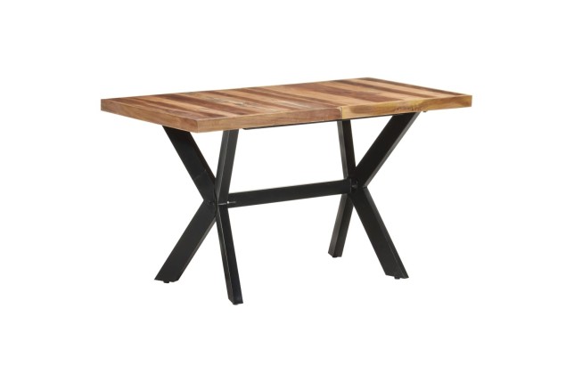Table de salle à manger 140x70x75 cm Bois avec finition miel