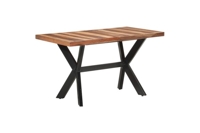 Table de salle à manger 140x70x75 cm Bois avec finition miel