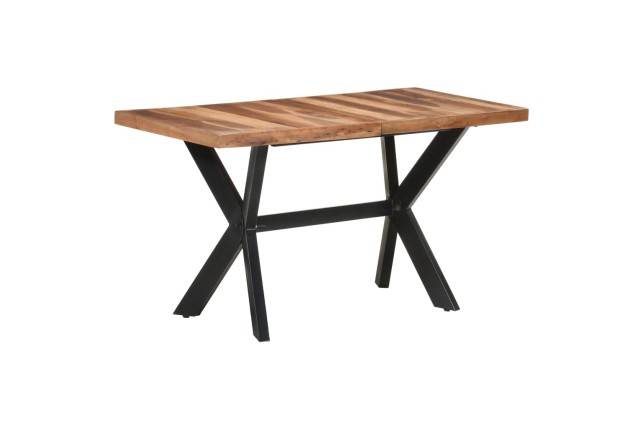 Table de salle à manger 140x70x75 cm Bois avec finition miel