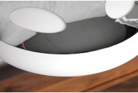 lampe de 45cm en arc chromé