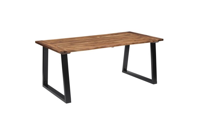 Table de salle à manger Bois d'acacia massif 180x90 cm