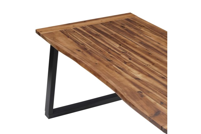 Table de salle à manger Bois d'acacia massif 180x90 cm