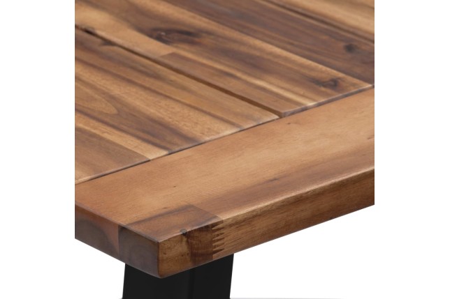 Table de salle à manger Bois d'acacia massif 180x90 cm