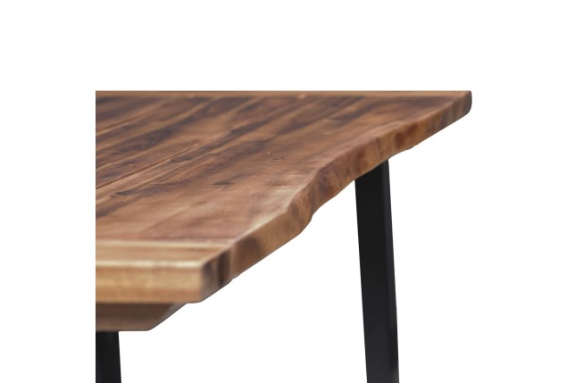 Table de salle à manger Bois d'acacia massif 180x90 cm