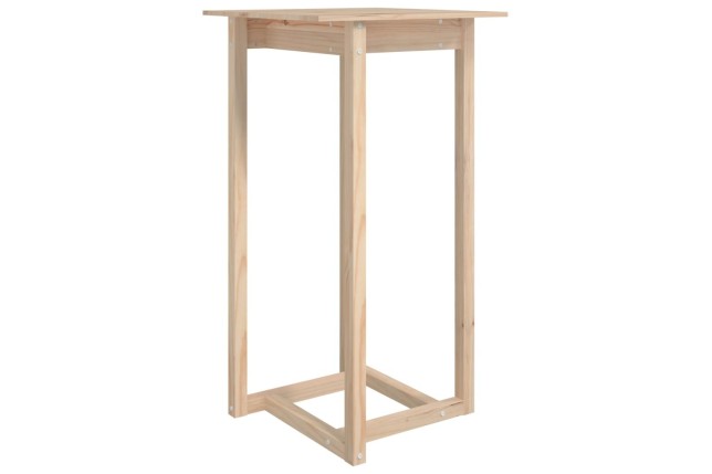 Table de bar 60x60x110 cm Bois massif de pin