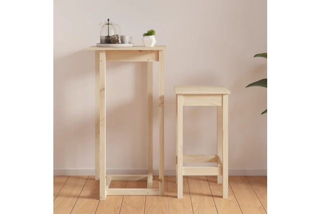 Table de bar 60x60x110 cm Bois massif de pin