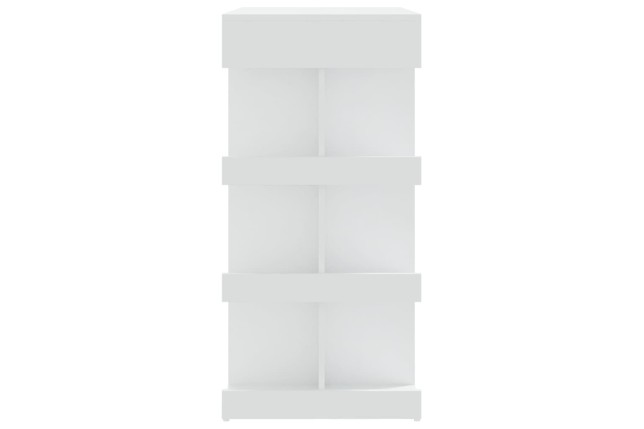 Table de bar étagère de rangement Blanc 100x50x101,5 cm