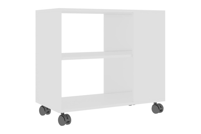 Table d'appoint Blanc 70x35x55 cm 