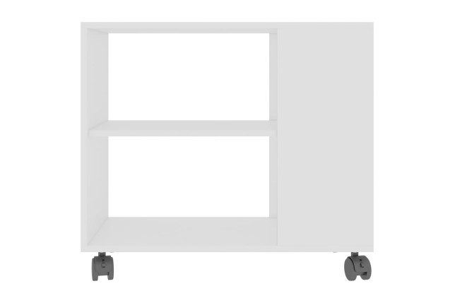 Table d'appoint Blanc 70x35x55 cm 