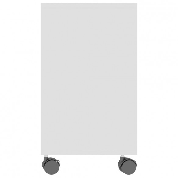 Table d'appoint Blanc 70x35x55 cm 
