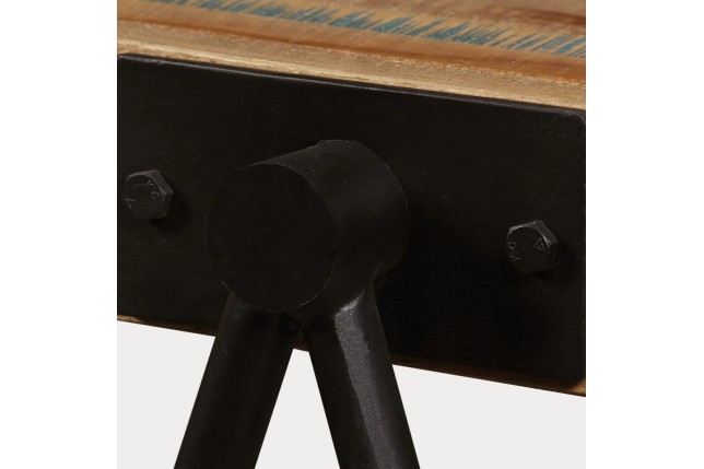 Table d'appoint Teck massif de récupération