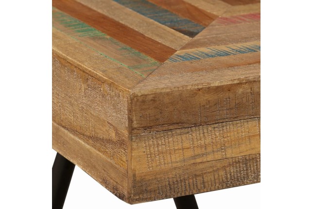Table d'appoint Teck massif de récupération